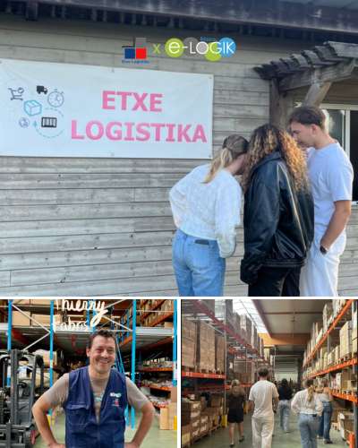 ETXE LOGITIKA reçoit les étudiants en tech de co de l'IUT de Bayonne