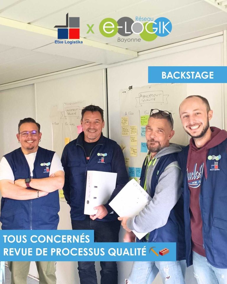 SMQ : Revue de processus qualité par les équipe d'ETXE LOGISTIKA
